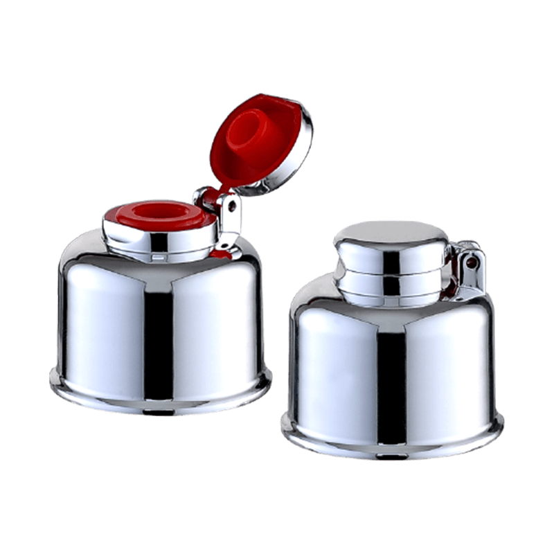 Kunststof Zilverkleurig spuituiterlijk Mondstukdop